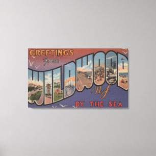 Impressão Em Tela Wildwood-by-the-Sea, Nova Jersey
