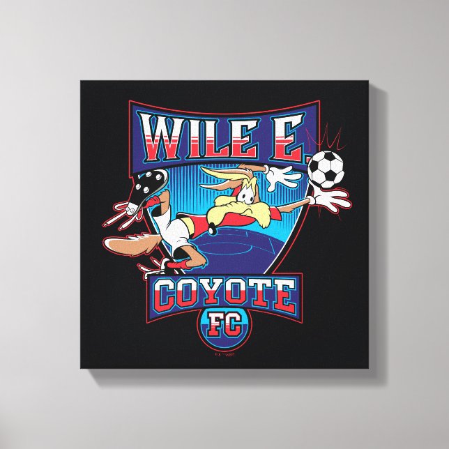 Impressão Em Tela WILE E. COYOTE™ Football Club Badge (Frente)