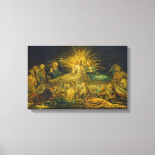 Impressão Em Tela William Blake Última Ceia, 1799 (tempera ligado)