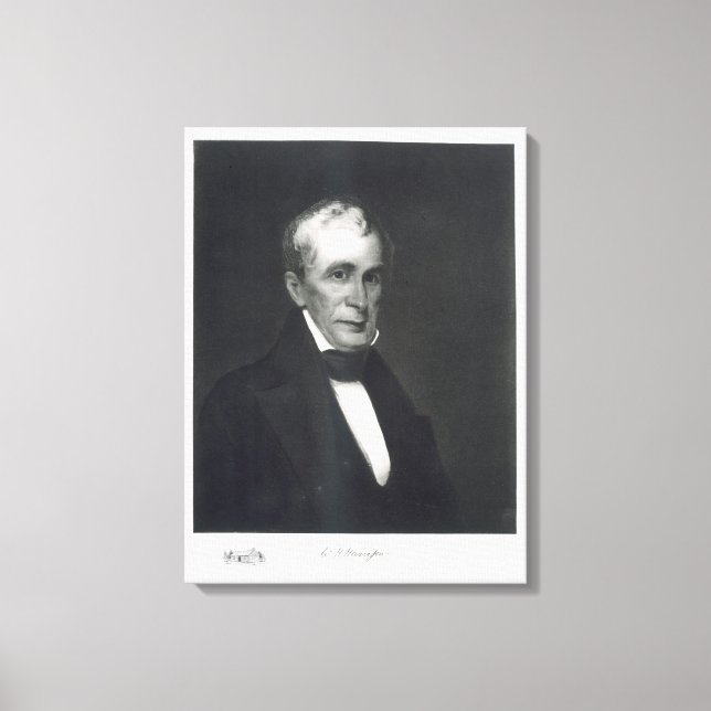 Impressão Em Tela William Henry Harrison, 9º Presidente da Unidade (Frente)