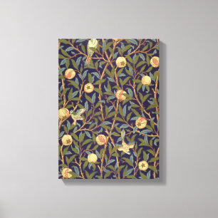 Impressão Em Tela William Morris Bird E Pomegranate Vintage Art