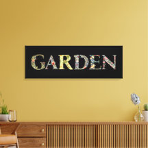 William Morris Floral Garden Motto e Quadro