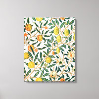 William Morris Fruta Pomegranate White Ornament