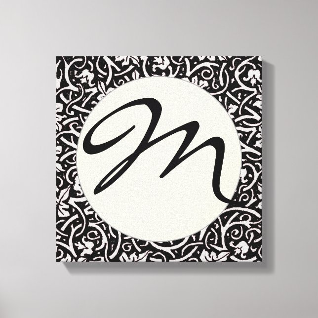 Impressão Em Tela William Morris Grapevine Vine Leaf Patterno (Frente)