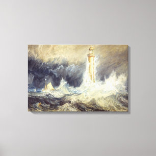 Impressão Em Tela William Turner - Farol de Bell Rock