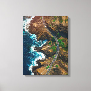 Impressão Em Tela Winding Road