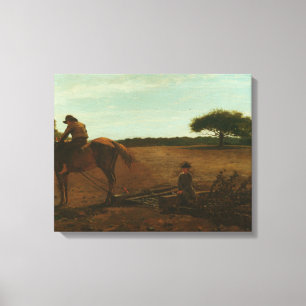 Impressão Em Tela Winslow Homer - a grade da escova