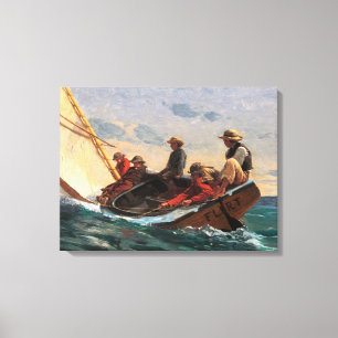 Impressão Em Tela Winslow Homer "Breezing Up (A Fair Wind)" Poster