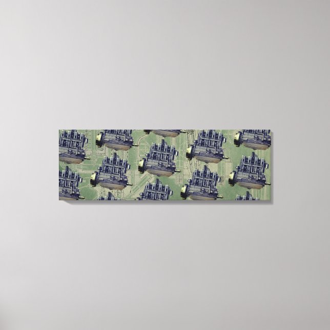 Impressão Em Tela Wisconsin Motor Milwaukee Wisconsin Engine Early K (Frente)