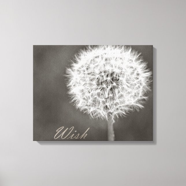 Impressão Em Tela Wish Dandelion inspirado (Frente)