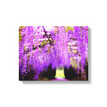Wisteria Wall Art Purple