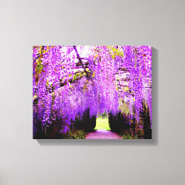 Impressão Em Tela Wisteria Wall Art Purple