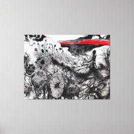 Impressão Em Tela Withering Fields of the Crimson Dusk