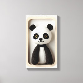 Impressão Em Tela Wonder Art Playful Panda