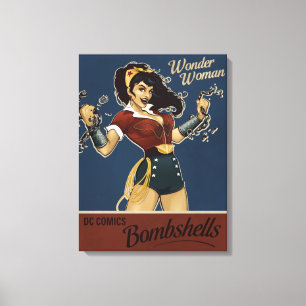 Impressão Em Tela Wonder Woman Bombshell