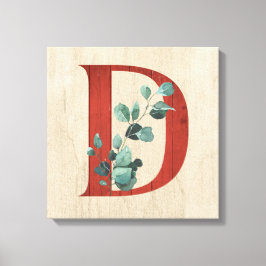 Impressão Em Tela Wood Russo e Eucalyptus - Letra D