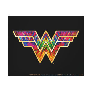 Impressão Em Tela WW84   Wonder Woman Kaleidoscope Logo