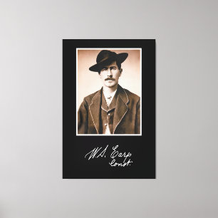 Impressão Em Tela Wyatt Earp Constable em seu primeiro lugar