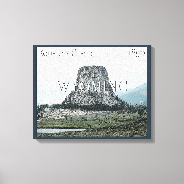 Impressão Em Tela Wyoming Poster (Frente)