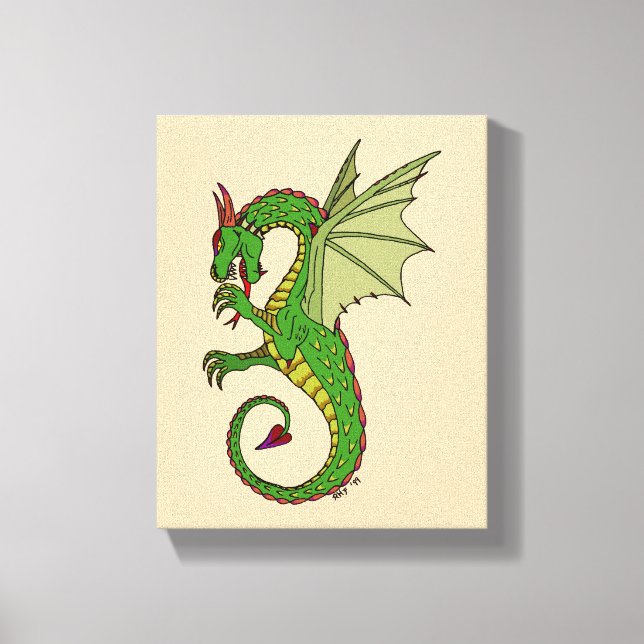 Impressão Em Tela Wyvern (Frente)
