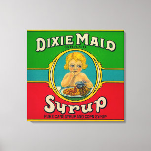 Impressão Em Tela Xarope LabelCairo da empregada doméstica de Dixie