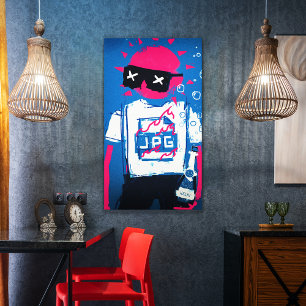 Impressão Em Tela XCOPY Summer JPG WAGMI Pop Art Várias Dimensões