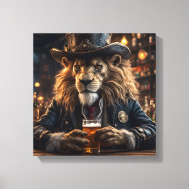 Impressão Em Tela Xerife Lion