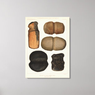 Impressão Em Tela XIX instrumentos de pedra, New mexico