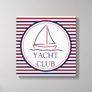 Impressão Em Tela  Yacht Club
