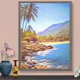 Impressão Em Tela Yelapa Beach 761 Art
