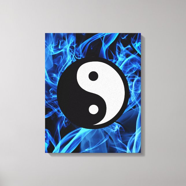 Impressão Em Tela Yin Yang (Frente)