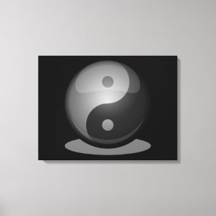 Impressão Em Tela Yin yang