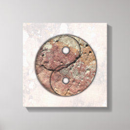 Impressão Em Tela Yin Yang Rock Art Talking Canyons, Novo México