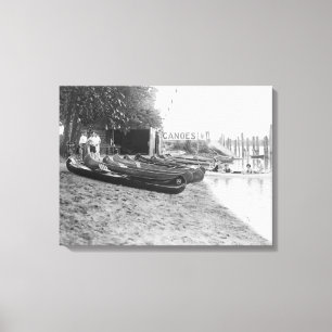 Impressão Em Tela Yocum Canoe House, Arlington Beach Park