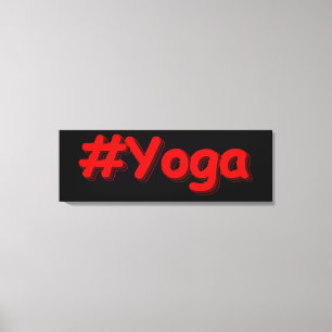 Impressão Em Tela "Yoga" Design. Comprar Agora