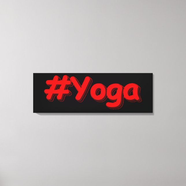 Impressão Em Tela "Yoga" Design. Comprar Agora (Frente)