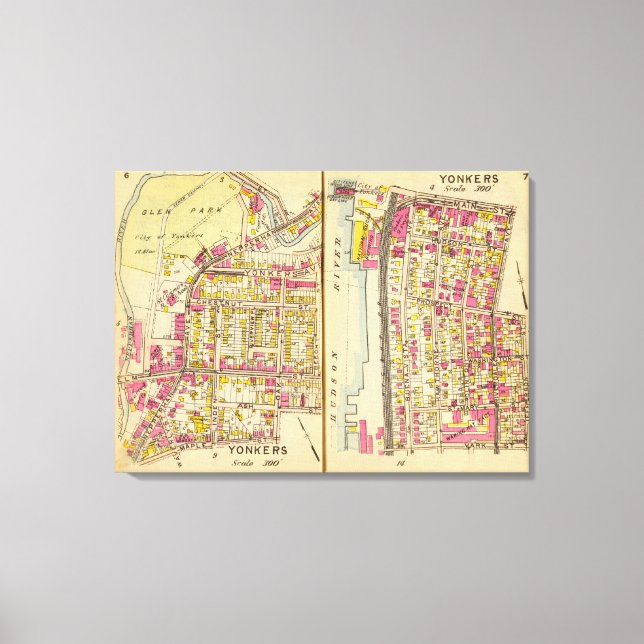 Impressão Em Tela Yonkers, Nova Iorque 5 (Frente)