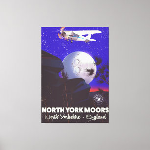 Impressão Em Tela York norte amarra o poster de viagens de