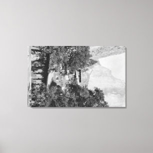 Impressão Em Tela Yosemite, CA - O Lodge Ahwahnee e El Capitan