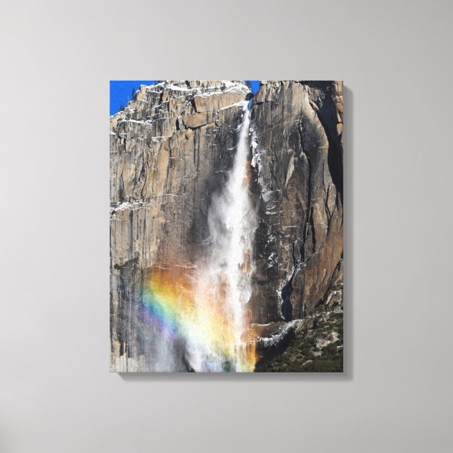 Impressão Em Tela Yosemite Cai no Arco-Íris (Frente)