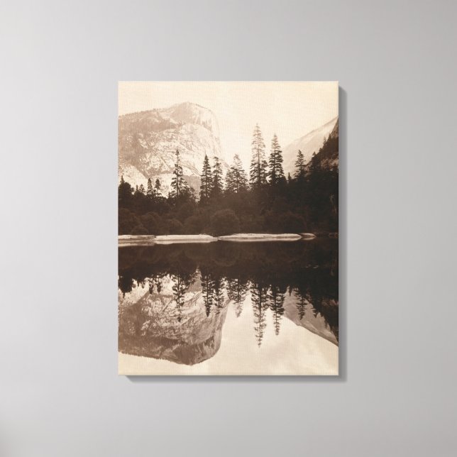 Impressão Em Tela Yosemite - Lago Espelho - Parque Nacional (Frente)