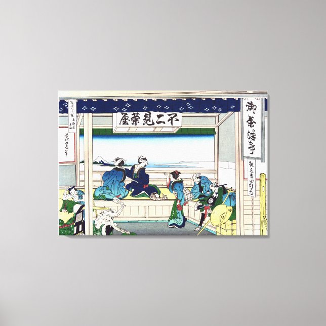 Impressão Em Tela Yoshida no Tokaido (Frente)