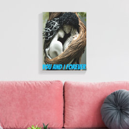 Impressão Em Tela You and I Forever