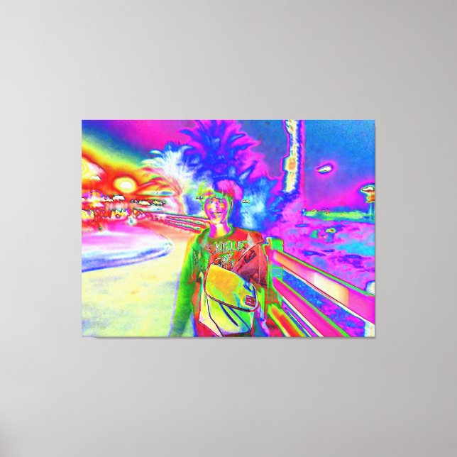 Impressão Em Tela Yuji em Papais noeis Monica (Frente)