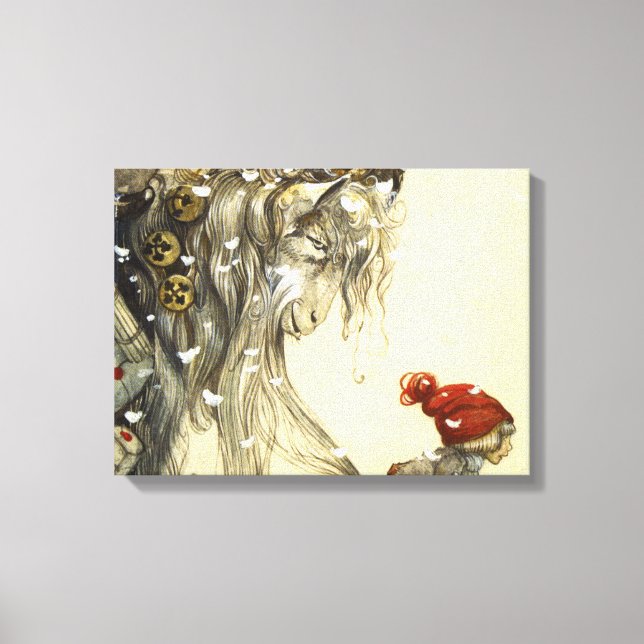 Impressão Em Tela Yule Goat John Bauer (Frente)