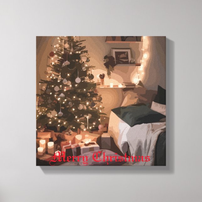 Impressão Em Tela Yuletide Charm (Frente)