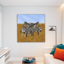 Zebras Grazing na Natureza | Sunny Serengeti