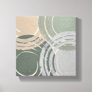 Impressão Em Tela Zen Abstrato Wall Art minimalista Círculo em cam