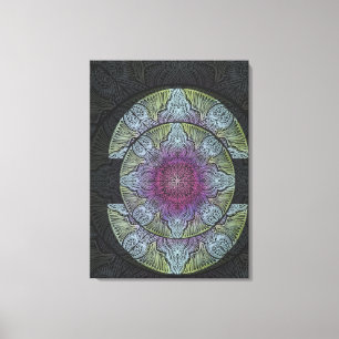 Impressão Em Tela Zen Awakening, reiki, cura, chakra