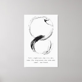 Impressão Em Tela Zen Citação: Sabedoria e Meditação